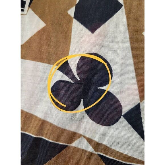 Jean Paul Gautier Vintage Silk Printed Top S - Picture 5 of 12